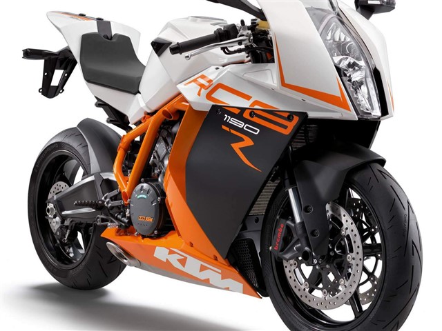The KTM 1190 RC8 is a sport bike made by KTM.[1] The first generation 2008 model had a 1,148 cc (70.1 cu in) V-twin engine and was the Austrian manufacturer's first-ever Superbike design.